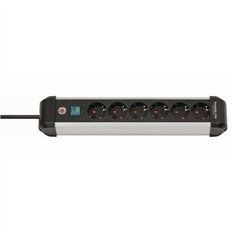 Multiprise 6 Prises avec Interrupteur Brennenstuhl Premium-Alu-Line 3500 W (3 m)