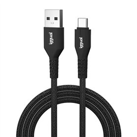 Câble USB A vers USB-C iggual IGG319888 Noir
