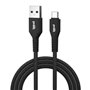 Câble USB A vers USB-C iggual IGG319888 Noir