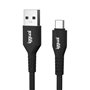 Câble USB A vers USB-C iggual IGG319888 Noir