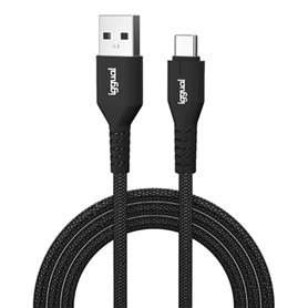 Câble USB A vers USB-C iggual IGG320006 Noir 1
