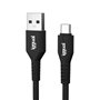 Câble USB A vers USB-C iggual IGG320006 Noir 1,8 m