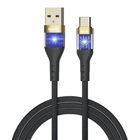Câble USB A vers USB-C iggual IGG319994 Noir