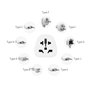 Chargeur mural Celly TRAVELADAPTER Blanc