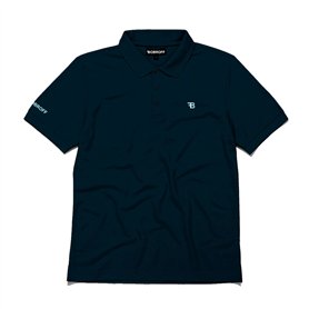 Polo à manches courtes homme Bobroff Navy