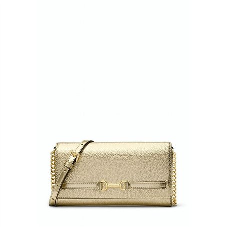 Sac à Bandoulière Michael Kors CARSON Doré 22 x 12 x 4 cm