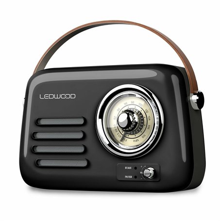 Radio Transistor Ledwood ALMA BLK Noir 30 W