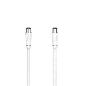 Câble Coaxial Antenne TV Hama 00205047 Blanc 5 m