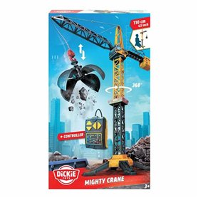 Grue de jouet Smoby Mighty Crane Télécommandé Jaune Gris