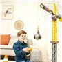 Grue de jouet Smoby Mighty Crane Télécommandé Jaune Gris