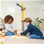 Grue de jouet Smoby Mighty Crane Télécommandé Jaune Gris