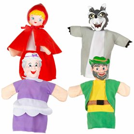 Marionnette en peluche Colorbaby Chaperon Rouge