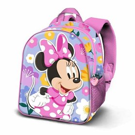 Cartable 3D avec roulettes Minnie Mouse Spring Rose