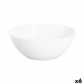 Saladier Luminarc Apy Blanc verre Ø 21 cm (6 Unités)