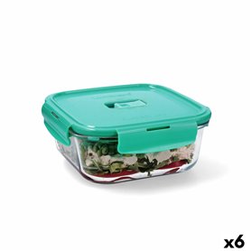 Boîte à lunch hermétique Luminarc Turquesa Turquoise verre 1