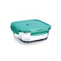 Boîte à lunch hermétique Luminarc Turquesa Turquoise verre 1,22 L (6 Unités)