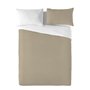 Housse de Couette Naturals FUNDA NORDICA BICOLOR REVERSIBLE Blanc Beige 140 x 200 cm Réversible