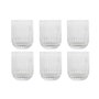 Set de Verres Home ESPRIT Transparent Verre 275 ml (6 Unités)