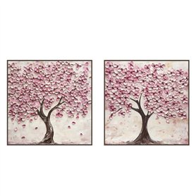 Cadre Home ESPRIT Beige Rose Brun foncé Romantique 103 x 4