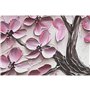 Cadre Home ESPRIT Beige Rose Brun foncé Romantique 103 x 4,5 x 103 cm (2 Unités)