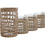 Ensemble de verres avec bouteille Home ESPRIT Naturel Verre Fibre 1 L