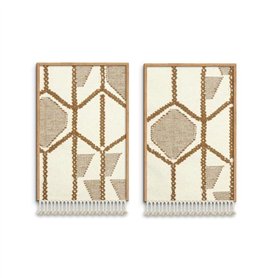 Cadre Home ESPRIT Beige Naturel Boho 60 x 3 x 90 cm (2 Unités)