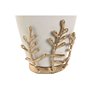 Vase Home ESPRIT Blanc Doré Aluminium Moderne 16 x 16 x 31 cm