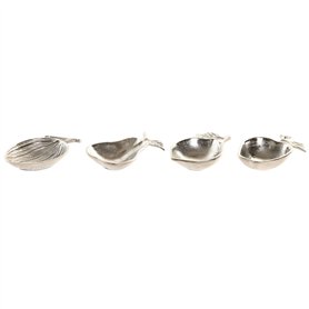 Vide-poches Home ESPRIT Argenté Aluminium Shabby Chic 16 x 10 x 4 cm