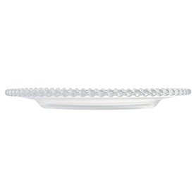 Assiette plate Home ESPRIT Transparent Verre 27 X 27 X 2