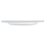 Assiette plate Home ESPRIT Transparent Verre 27 X 27 X 2