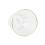 Set de Verres Home ESPRIT Transparent Doré Verre Avec relief 350 ml (6 Unités)
