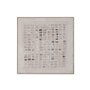 Cadre Home ESPRIT Blanc Beige Moderne Scandinave 100 x 4 x 100 cm