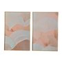 Cadre Home ESPRIT Blanc Beige Moderne Scandinave 80 x 3
