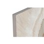 Cadre Home ESPRIT Blanc Marron Abstrait Scandinave 50 x 3 x 100 cm (2 Unités)