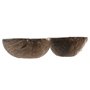 Vide-poches Home ESPRIT Blanc Beige 22 x 18 x 8 cm (2 Unités)