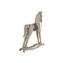 Figurine Décorative Home ESPRIT Argenté Naturel Cheval 53 X 10 X 60 CM