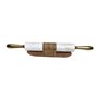 Rouleau Home ESPRIT Métal Marbre Bois d'acacia 48 X 5 X 5 CM