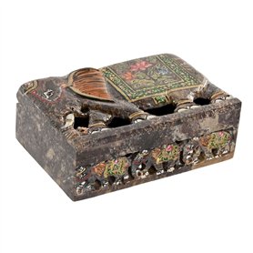 Boîte à bijoux Home ESPRIT Marron Multicouleur 15 X 10 X 5