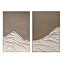 Cadre Home ESPRIT Blanc Beige Moderne Urbaine 83 x 4 x 123 cm (2 Unités)