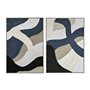Cadre Home ESPRIT Bleu Blanc Moderne Urbaine (2 Unités)