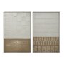 Cadre Home ESPRIT Blanc Beige Moderne Scandinave 83 x 4 x 123 cm (2 Unités)