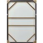 Cadre Home ESPRIT Noir Doré 83 x 4 x 123 cm (2 Unités)