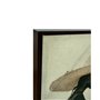 Cadre Home ESPRIT Noir Beige Colonial Velours 83 x 4 x 123 cm (2 Unités)