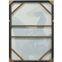 Cadre Home ESPRIT Noir Beige Colonial Velours 83 x 4 x 123 cm (2 Unités)