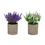 Plante décorative Versa Fer Textile Plastique 7 x 16 cm