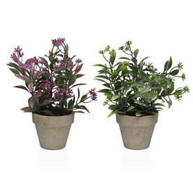 Plante décorative Versa Fer Textile Plastique 11 x 26 cm