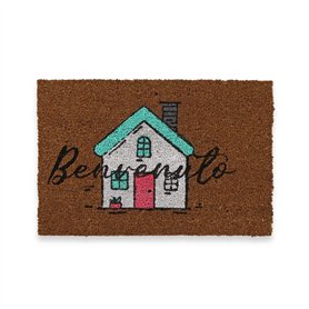 Paillasson Versa Benvenuto PVC Fibres de coco 40 x 2 x 60 cm