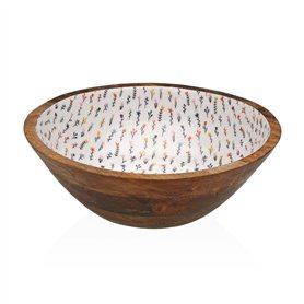 Saladier Versa Blume Bois de manguier 30 x 10 x 30 cm