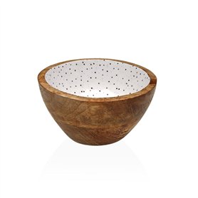 Bol Versa Speckle Bois de manguier 13 x 7 x 13 cm