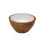 Bol Versa Speckle Bois de manguier 13 x 7 x 13 cm